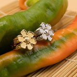 NUNCHI Eye Mugunghwa Signet Ring - Gold-nunchi