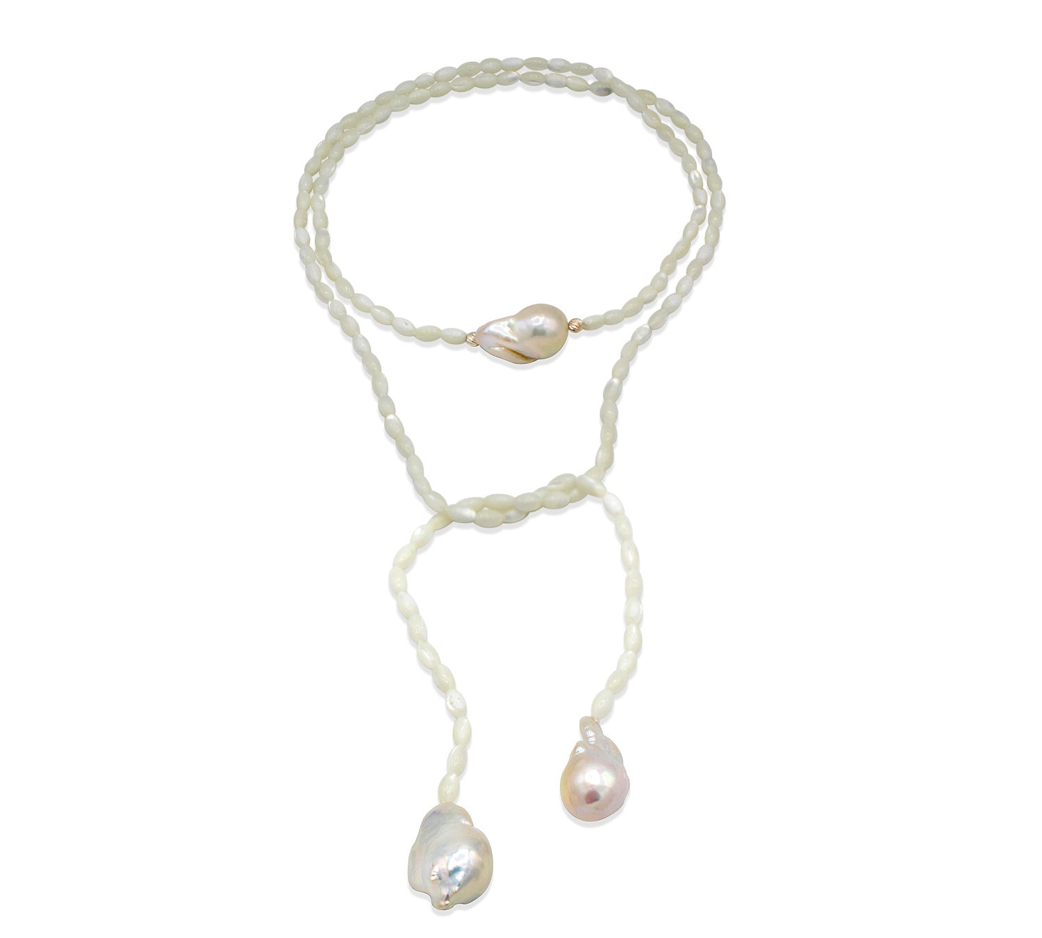 Freshwater Baroque Pearl Multi-Wear Lariat-nunchi