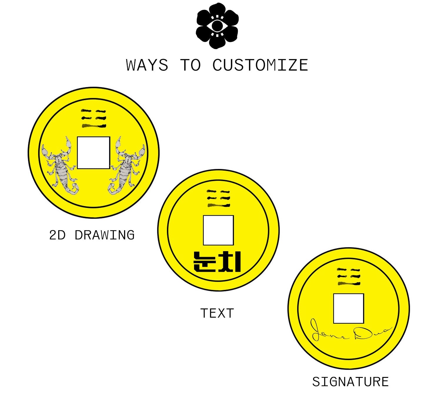 Customizable Coin Pendant-nunchi