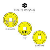 Customizable Coin Pendant-nunchi