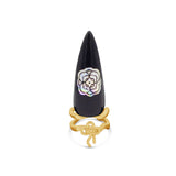 Norigae Lotus Nail Ring - Set of 5-nunchi