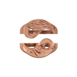 Yin Yang Dragon + Phoenix Ring Set - 14KT Gold-nunchi