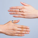 Sun & Moon Ring - Silver-nunchi