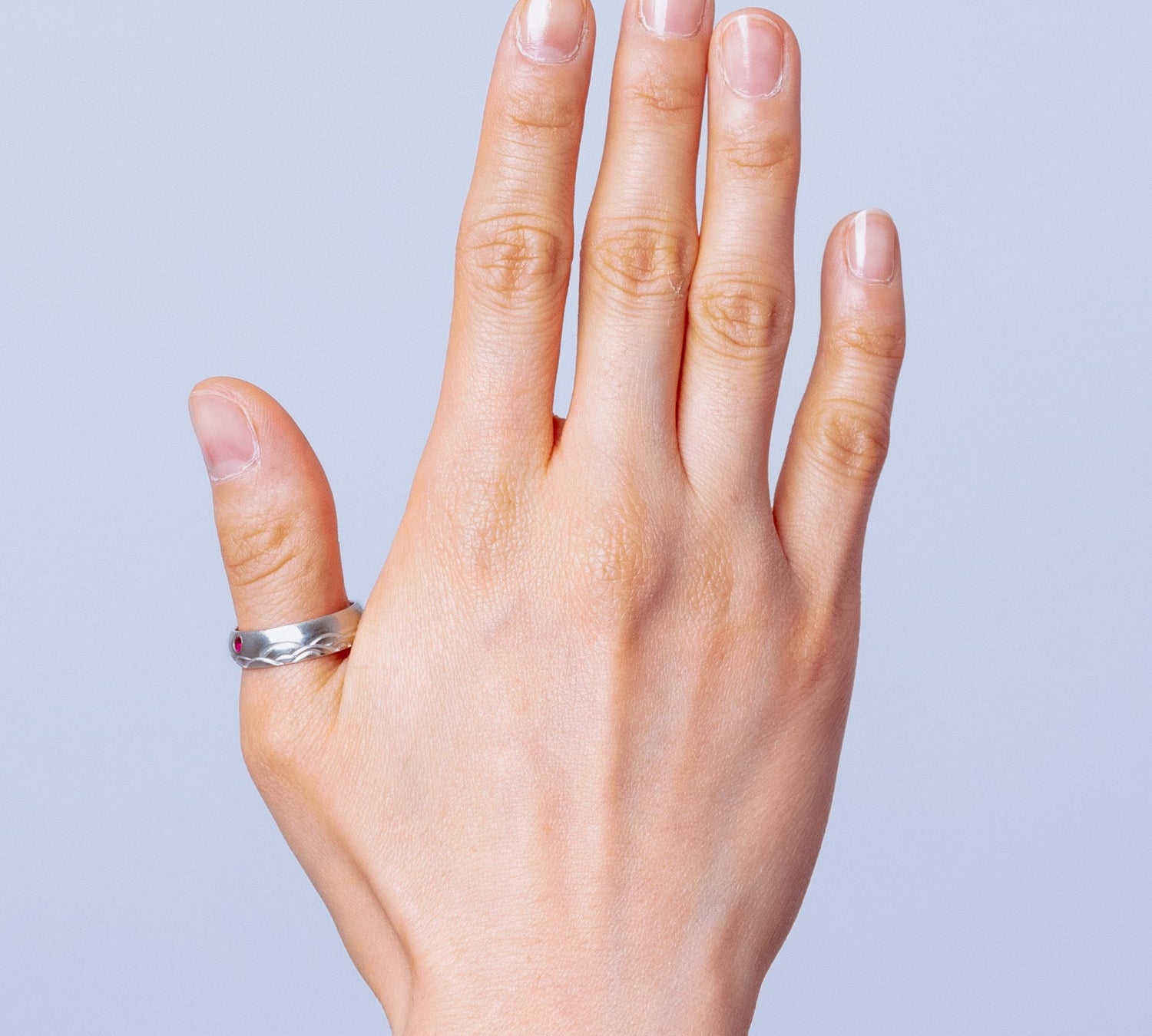 Sun & Moon Ring - Silver-nunchi