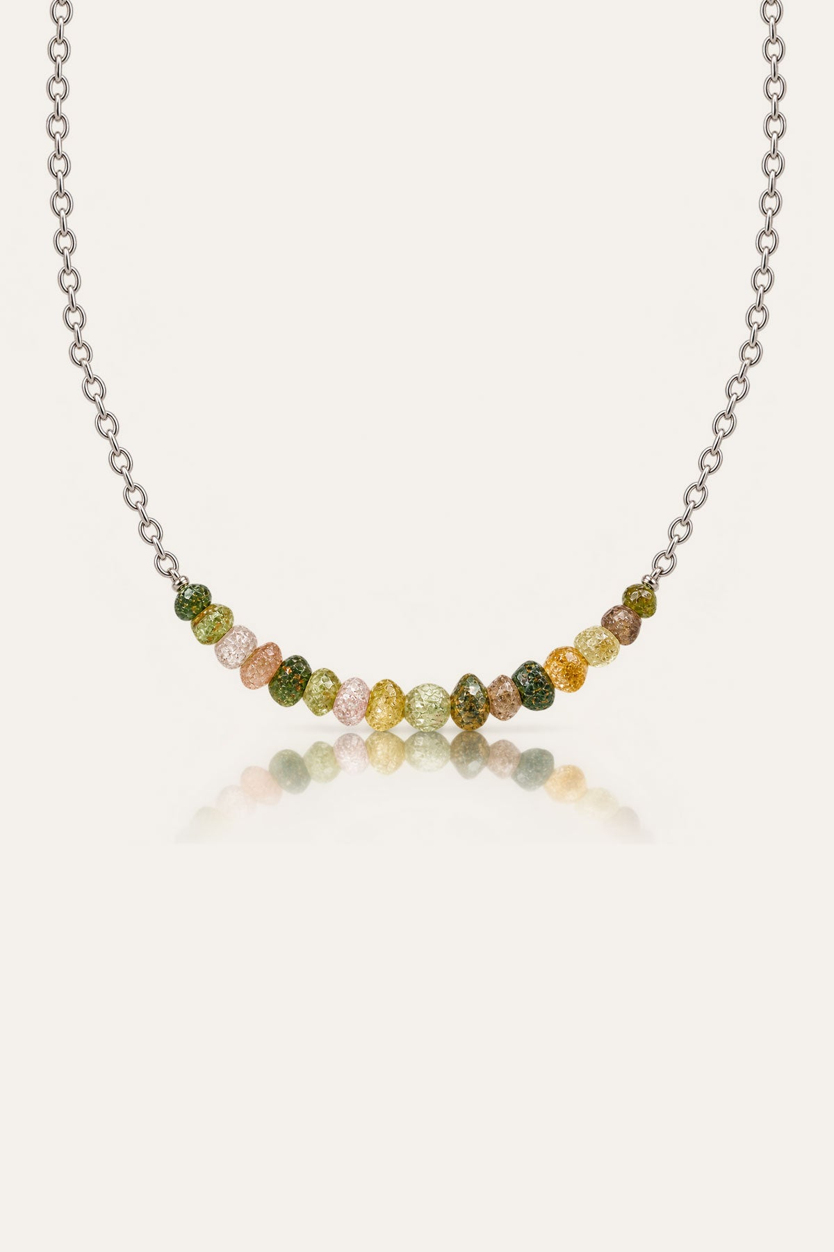 NUNCHI x Mala Project Peppercorn Diamond Necklace-nunchi