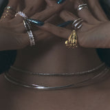 Omega Chain Choker - Silver