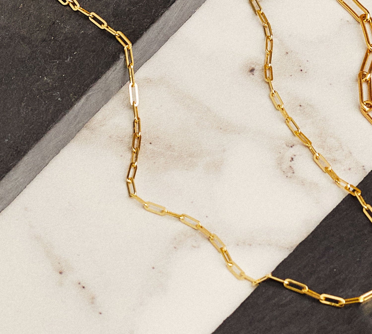 Paperclip Chain Necklace-nunchi