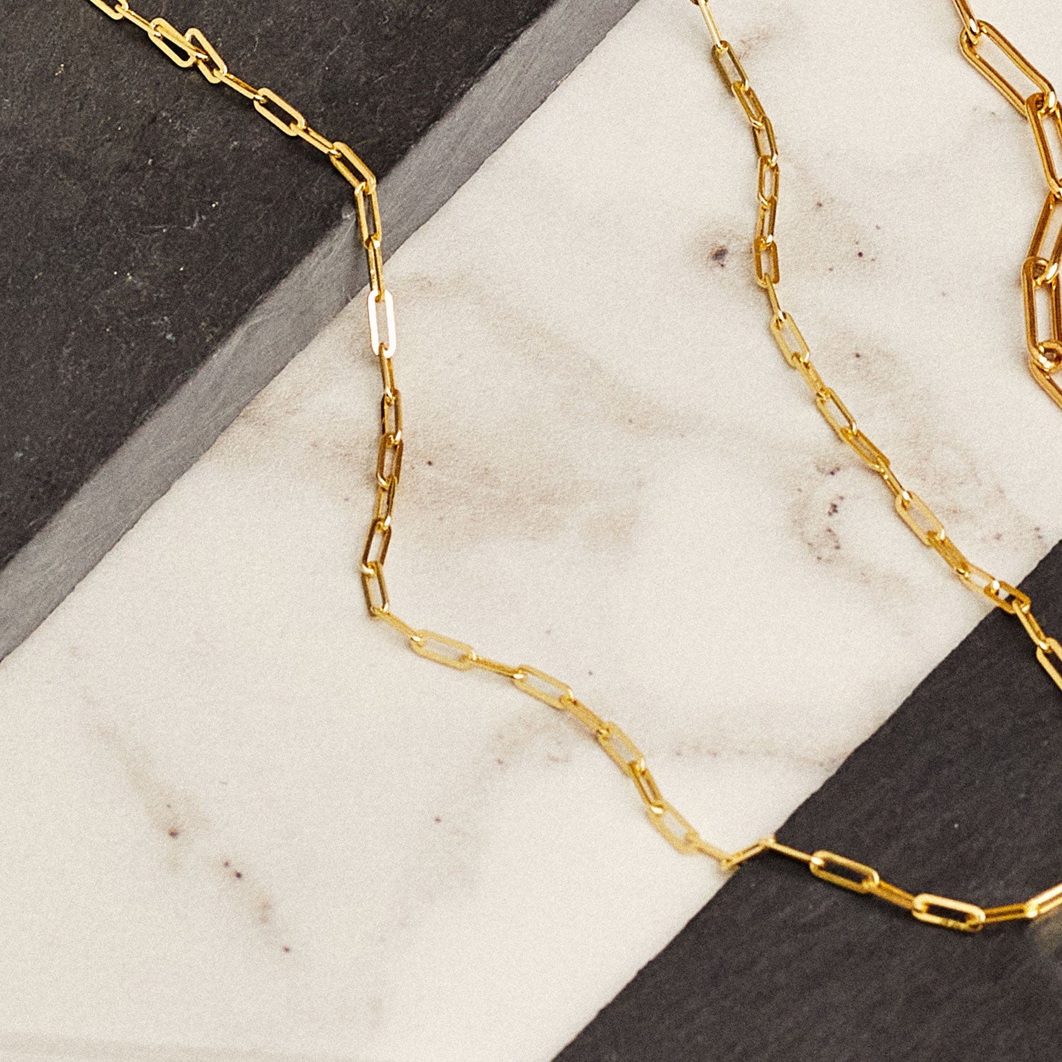 Paperclip Chain Necklace-nunchi