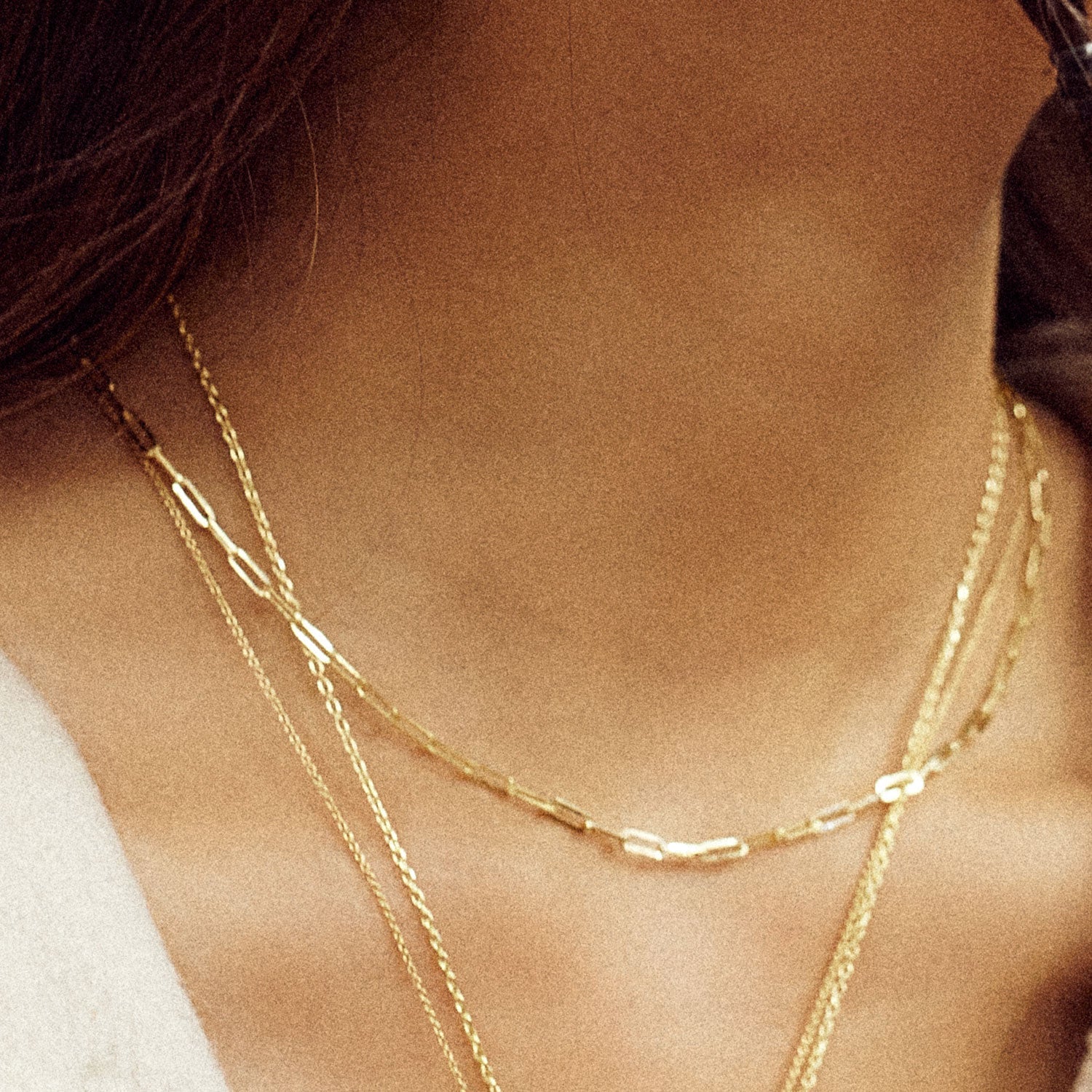 Paperclip Chain Necklace-nunchi