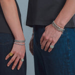 Diamond Cut Ice Chain Bracelet-nunchi