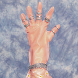 Diamond Cut Ice Chain Bracelet-nunchi