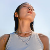 Puffed Mariner Link Chain Necklace-nunchi