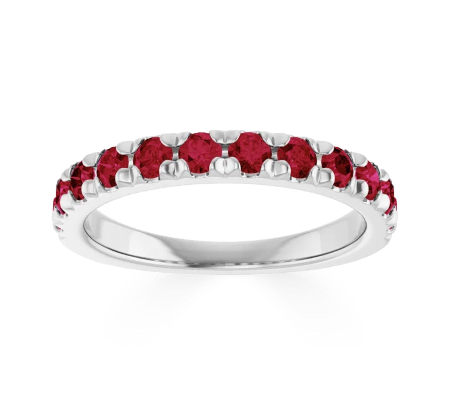 Customizable Gemstone Eternity Band-nunchi