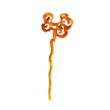 Tortoise Shell Smoky Cloud Hair Chopstick-nunchi