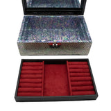 Sparkling Diamond Jewelry Chest with Lock and Key-nunchi