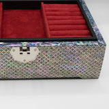 Sparkling Diamond Jewelry Chest with Lock and Key-nunchi