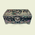 Swan Song Mirrored Jewelry Chest With Lock and Key-nunchi