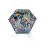 Two Cranes Hexagon Jewelry Box-nunchi