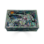 Medium Flower Butterflies Mother of Pearl Jewelry Box-nunchi