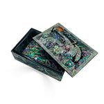 Medium Flower Butterflies Mother of Pearl Jewelry Box-nunchi