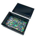 Medium Flower Butterflies Mother of Pearl Jewelry Box-nunchi