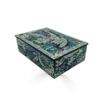 Medium Flower Butterflies Mother of Pearl Jewelry Box-nunchi