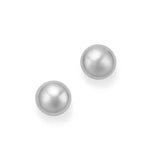 14K Solid Gold Ball Studs-nunchi