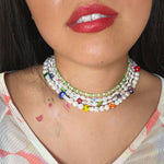 Candy Daisies Pearl Necklace-nunchi