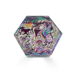 Two Cranes Hexagon Jewelry Box-nunchi