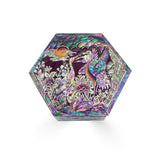 Two Cranes Hexagon Jewelry Box-nunchi