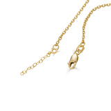Black Onyx and Diamond Heart Necklace-nunchi