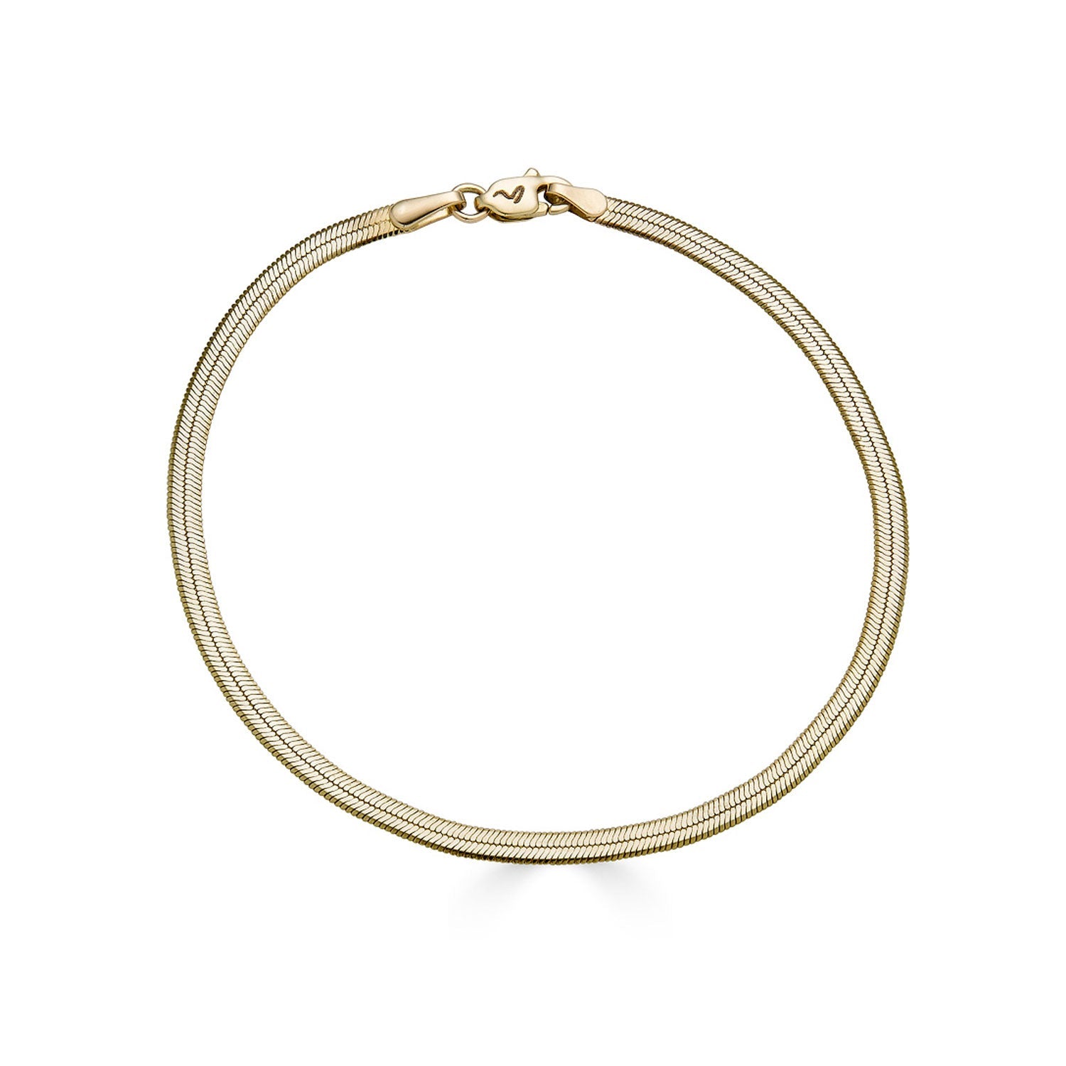 Cindy Herringbone Anklet-nunchi