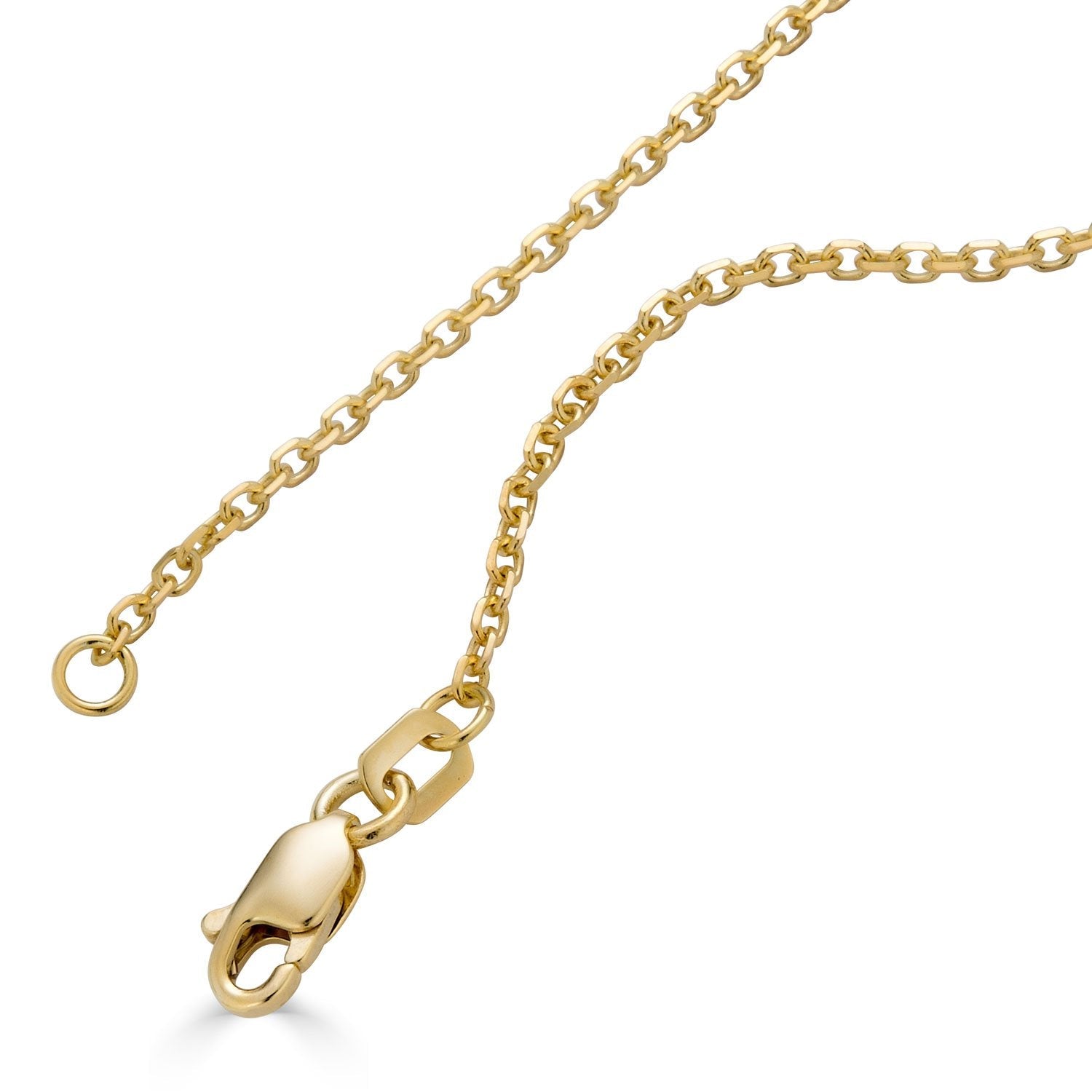 Diamond Cut Sparkle Chain Necklace-nunchi