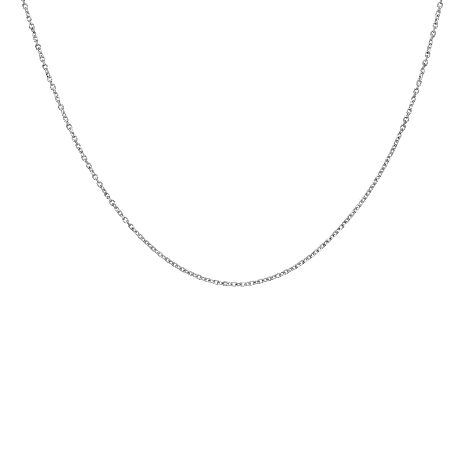 Diamond Cut Sparkle Chain Necklace-nunchi