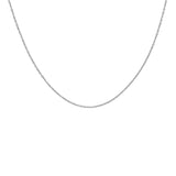 Diamond Cut Sparkle Chain Necklace-nunchi