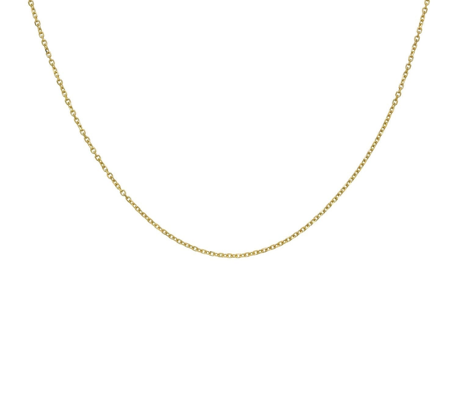 Diamond Cut Sparkle Chain Necklace-nunchi