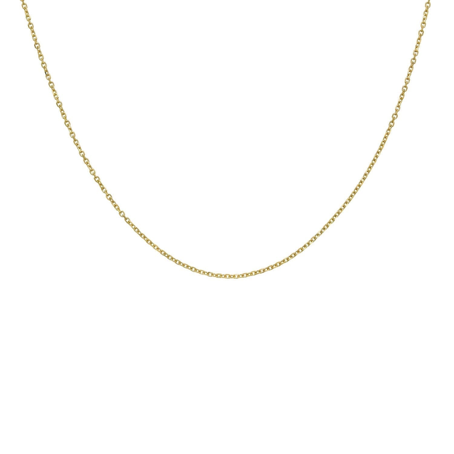 Diamond Cut Sparkle Chain Necklace-nunchi