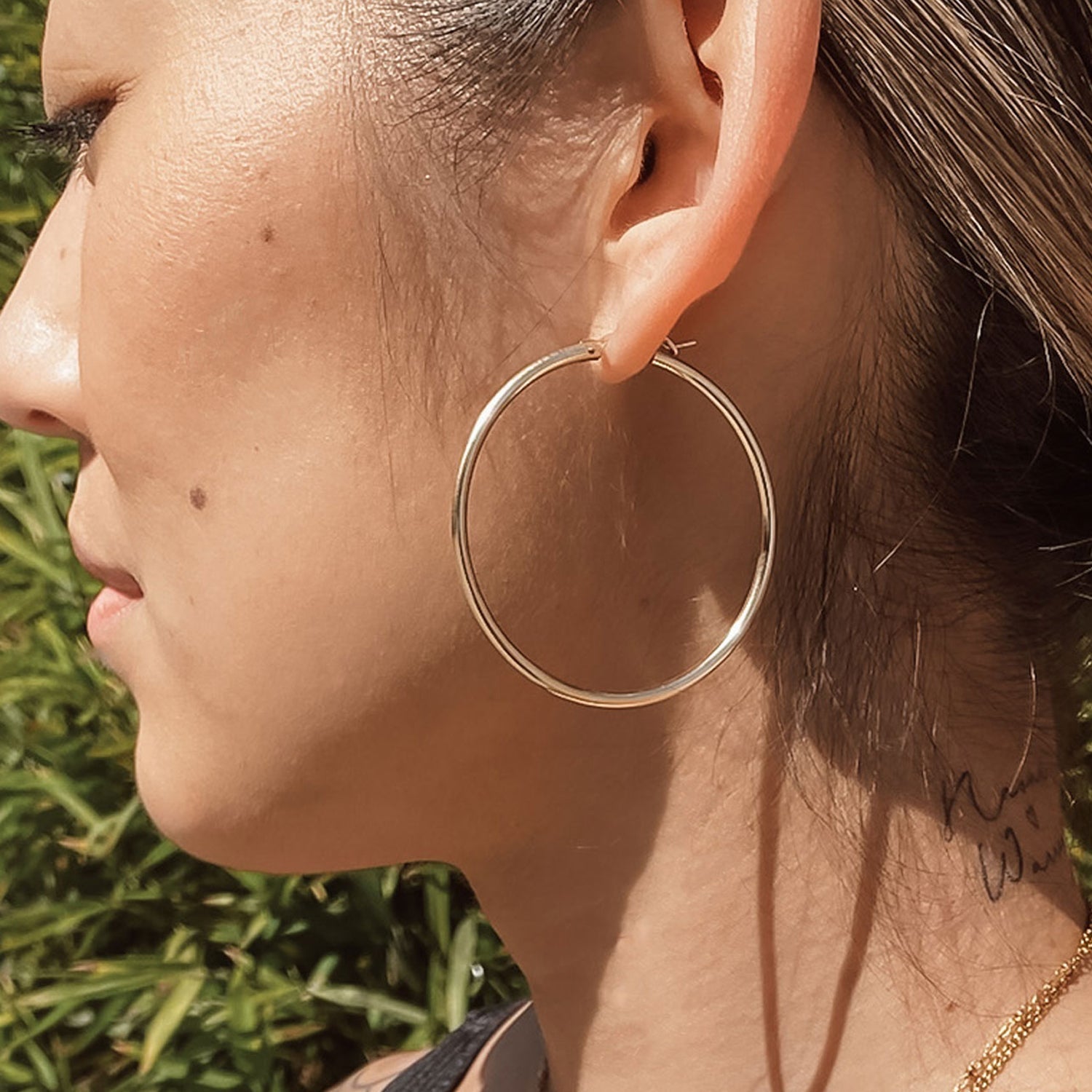 Large Gold Hoops | NUNCHI