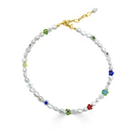 Candy Daisies Pearl Necklace-nunchi