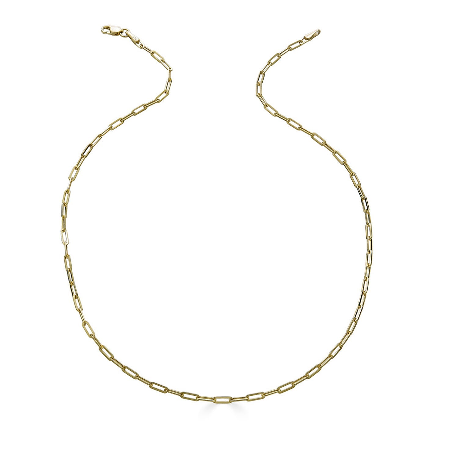 Paperclip Chain Necklace-nunchi