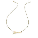 Script Nameplate Necklace-nunchi