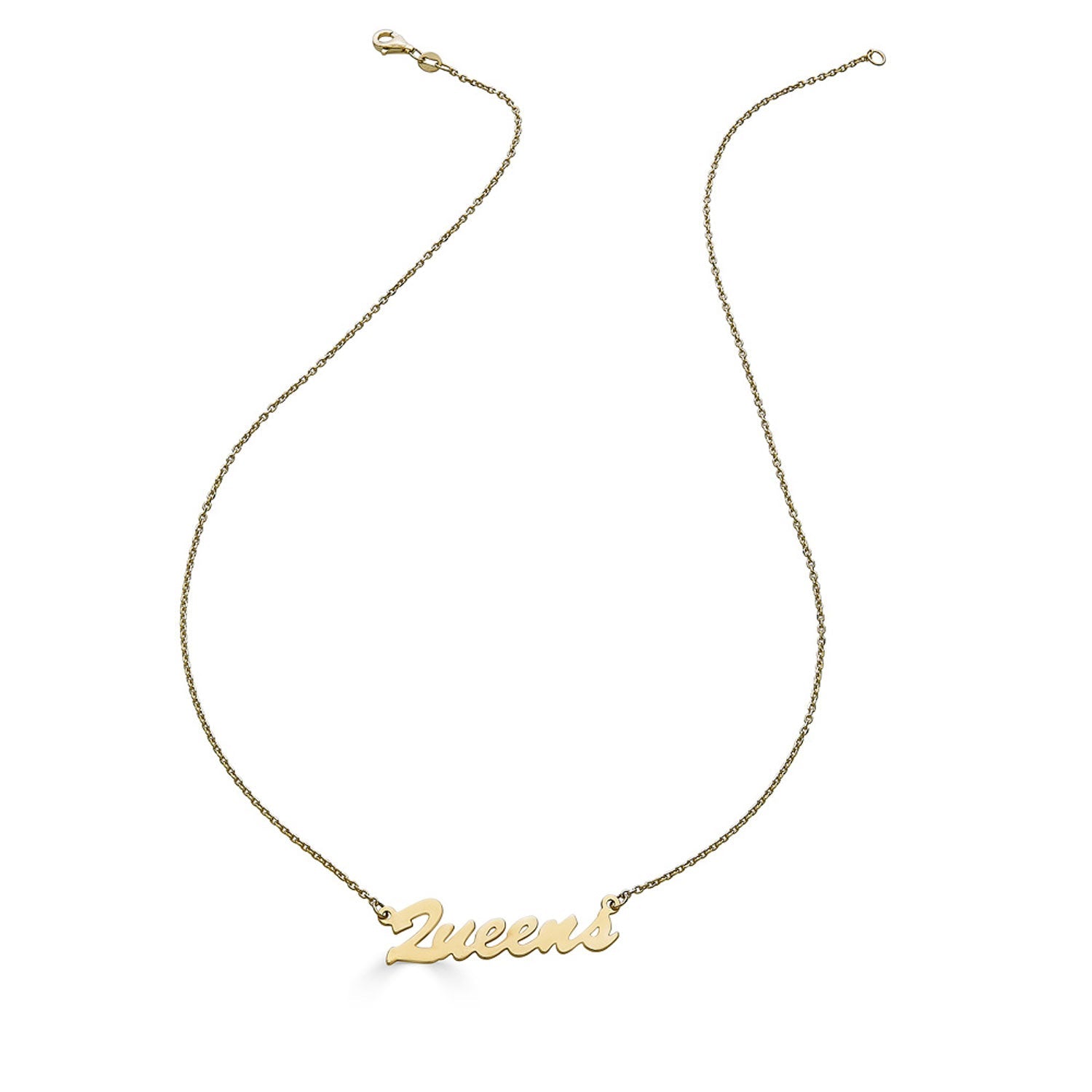 Script Nameplate Necklace-nunchi