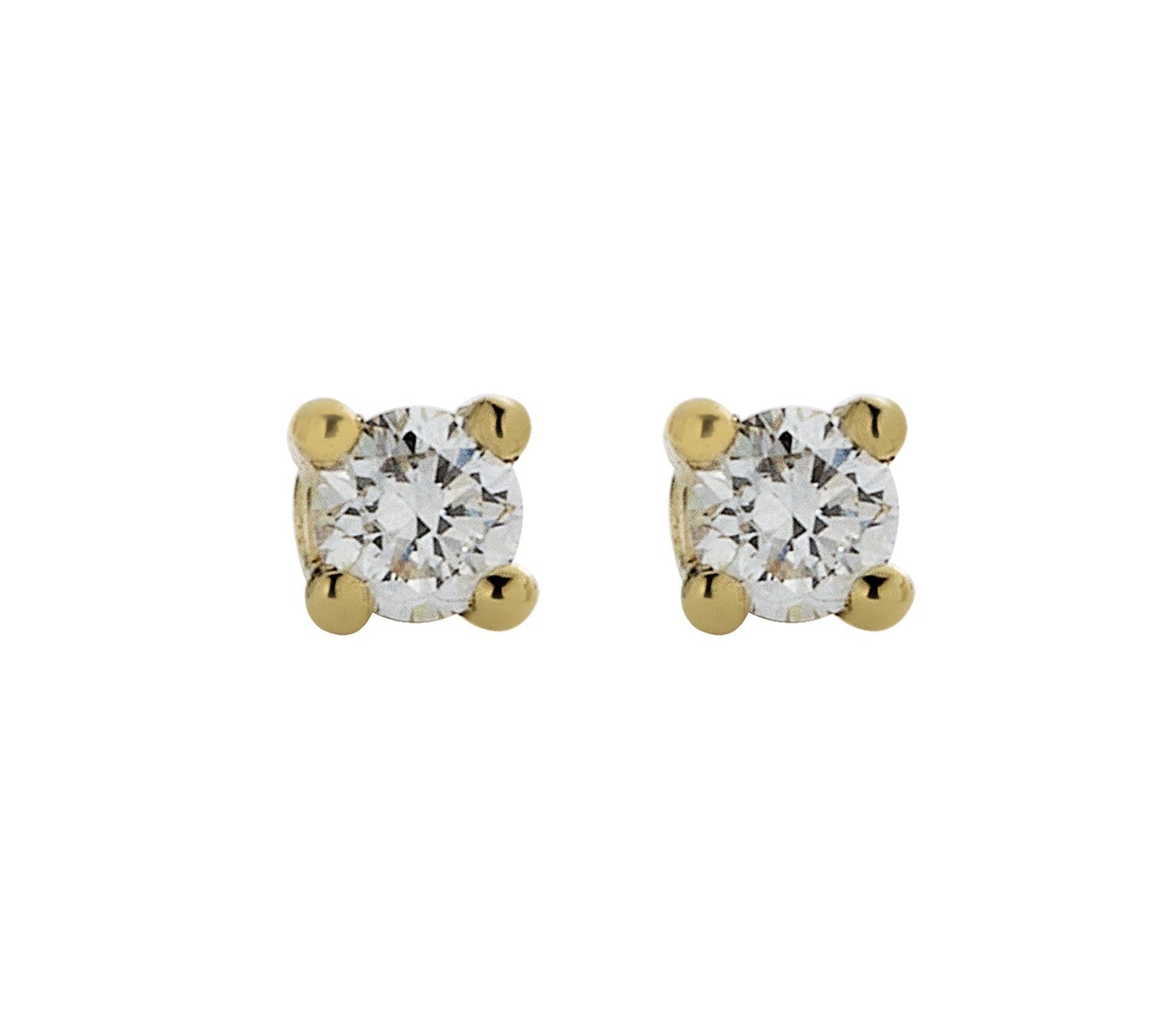 Diamond Stud Piercing Earrings-nunchi