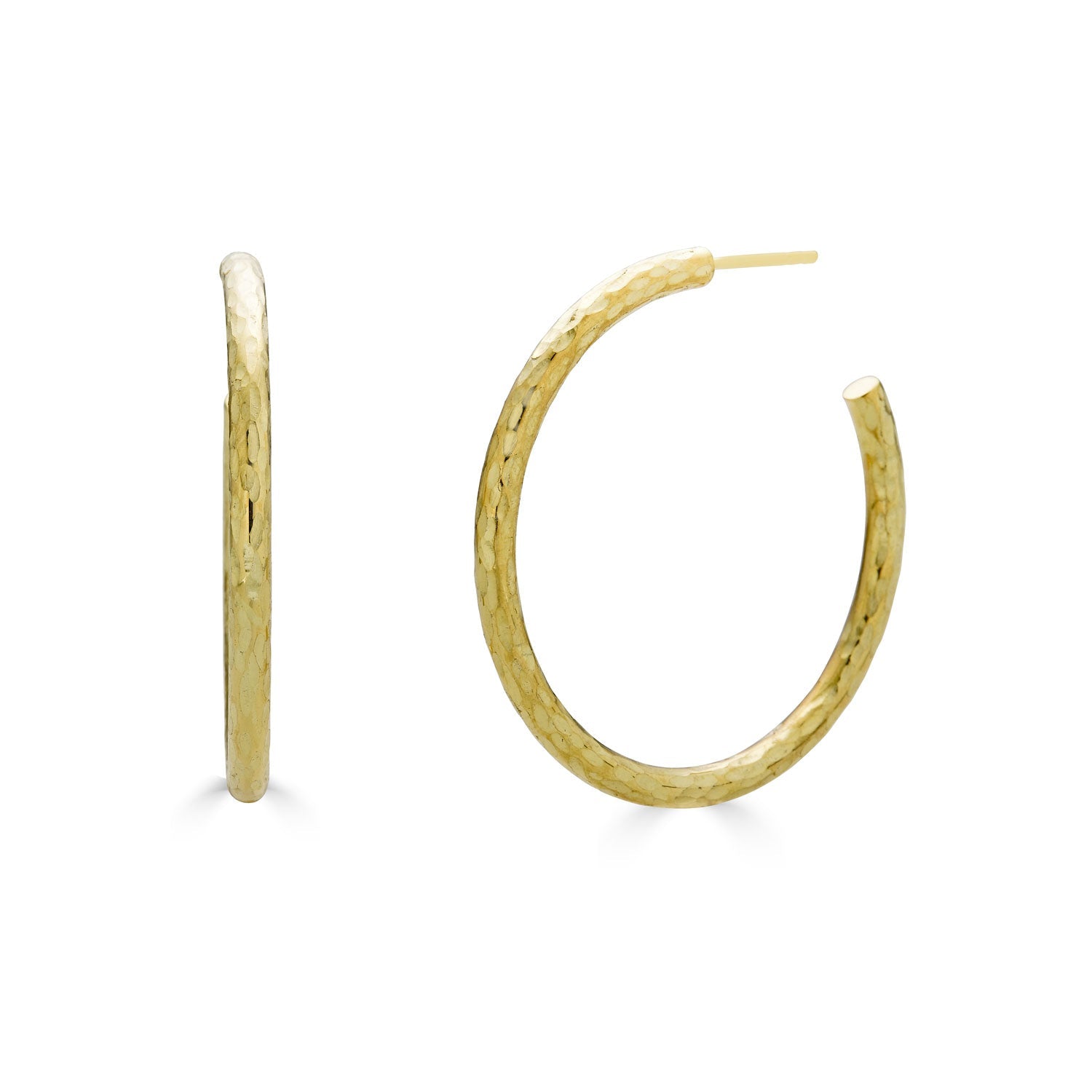 Tao Large Hammered Hoops-nunchi