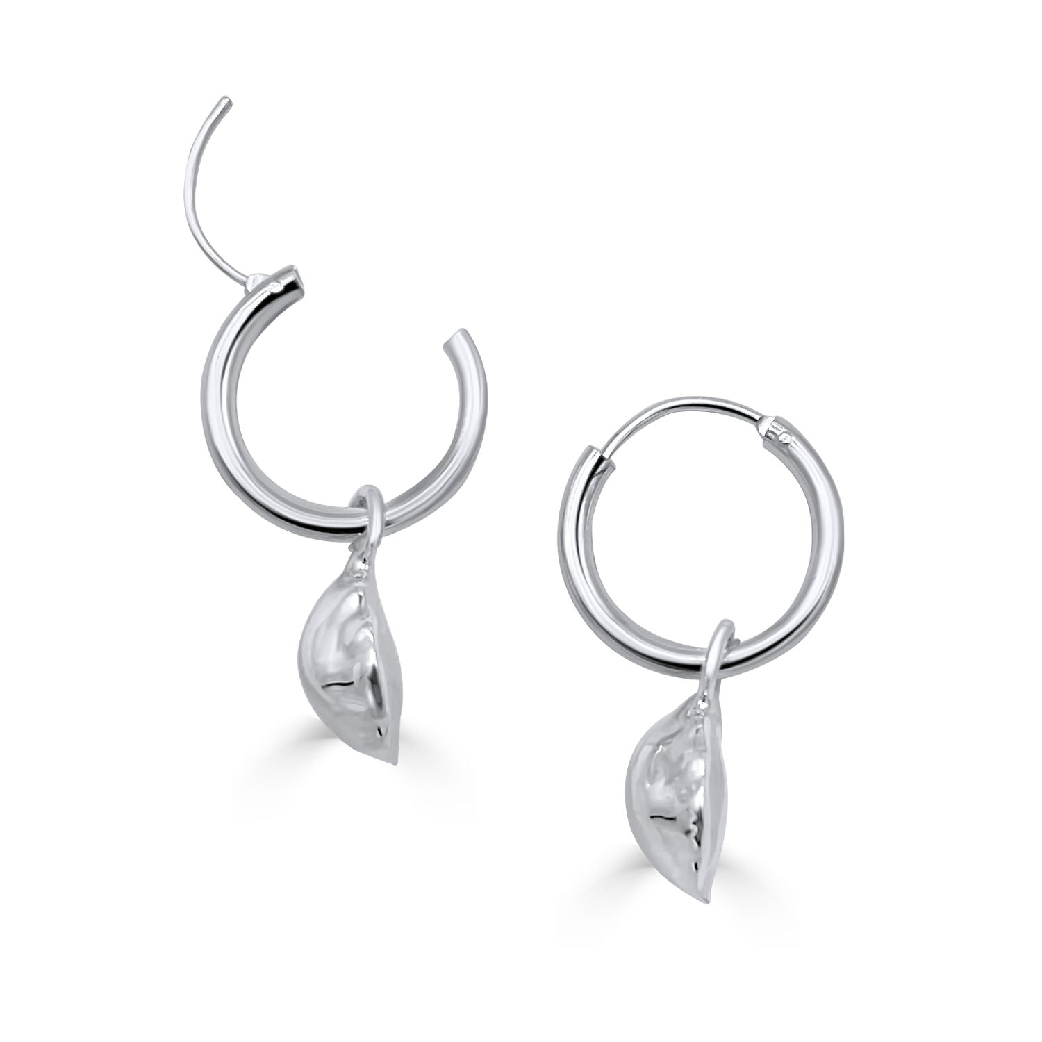 Dumpling Hoop Earrings-nunchi